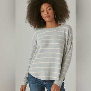 Lucky Brand Cloud Crew super soft loose fit sweater sz XS